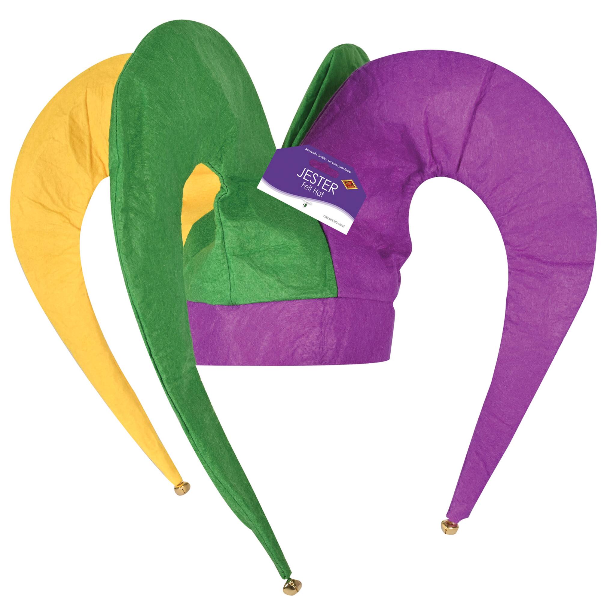 Beistle Jester Felt Hat